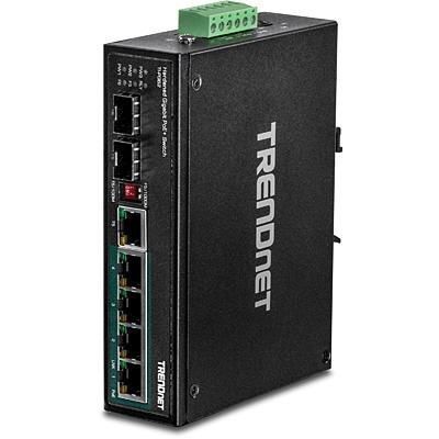 TRENDnet 6-Port Gbit PoE+ Metal Industrial Switch
