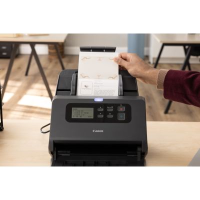 9. Canon imageFORMULA DR-M260 Document Scanner with Feeder, 600 x 600 DPI, A4, Black
