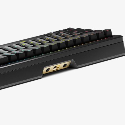 4. Glorious GMMK 3 Pro HE Wireless 65% Custom Gaming-Tastatur - Pre-Built, ANSI (US), Fox HE Switches, black