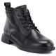 Women's leather ankle boots insulated black Vinceza 39953