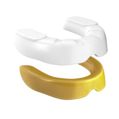 10. Gel Mouthguard + Box - White and Gold | GelTech