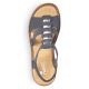 3. Comfortable women's slip-on sandals with elastic straps Rieker 62850-14
