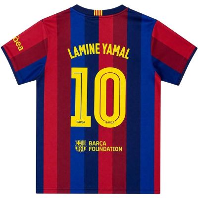 5. FC Barcelona Lamine Yamal Junior Shirt and Shorts Set in Gift Box 2026/27 BD19EY