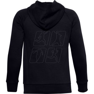 2. Under Armor Y Rival Cotton Hoodie Jr 1357591 001