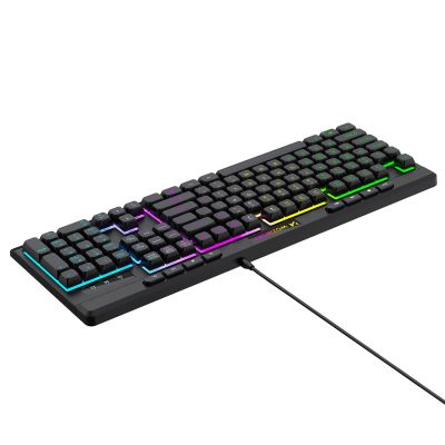 7. Wozinsky WKG-1044 Wired Backlit Membrane Gaming Keyboard - Black