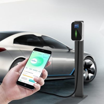 14. Extralink Electric Car Charger BS20-BA-22kW-APP Type A 32A 22kW 3 Phase, LCD Screen, App, 6.1m