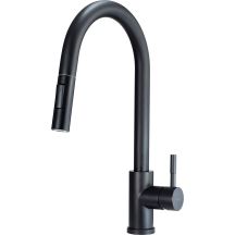 Kitchen faucet with pull-out spout - 2 types of stream