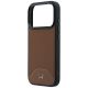 6. Mercedes Leather Wood Effect and Curve MagSafe case for iPhone 17 Pro - brown