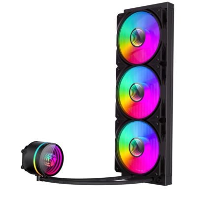 4. GameMax ICEBURG 360 INFINITY BK computer cooling system Processor All-in-one Liquid Cooler 12 cm Black 1 pc.