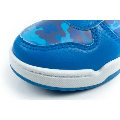 6. Leomil children's sports shoes Pokemon sneakers lightweight with velcro LED blue