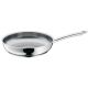 WMF Profi 0794649991 - Round - Universal frying pan - Stainless steel - 250 °C - Ceramic - Gas - Halogen - Induction - Stainless steel