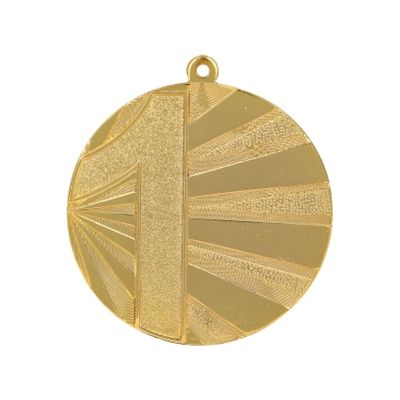 10. Gold steel medal, first place