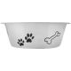 5. DOG BOWL STAINLESS STEEL 24CM