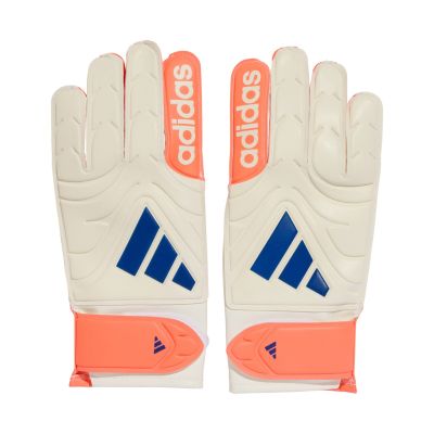 9. adidas Copa Glove Club goalkeeper gloves white and orange JN5339