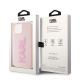 8. Karl Lagerfeld 3D Rubber Glitter Logo case for iPhone 15 Plus - pink