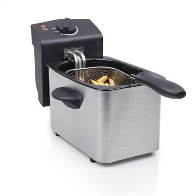 Tristar FR-6919 fryer Single 2 l Autonomous 800 W Black, Stainless steel