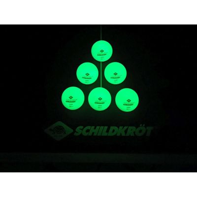 5. GLOW IN THE DARK POLY TABLE TENNIS BALLS 40 6 PCS POT