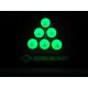 5. GLOW IN THE DARK POLY TABLE TENNIS BALLS 40 6 PCS POT