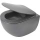 Wall-hung rimless toilet bowl