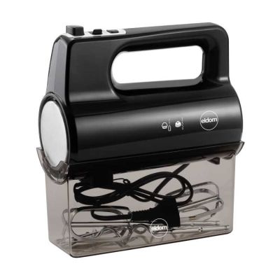 5. ELDOM FOOD PROBOT R120 MIXO 400W, BLACK, 5 SPEEDS, WHIPPING AND MIXING, TURBO BUTTON, ACCESSORIES CONTAINER