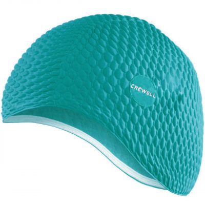 3. Crowell Java blue bubble swimming cap, col.8
