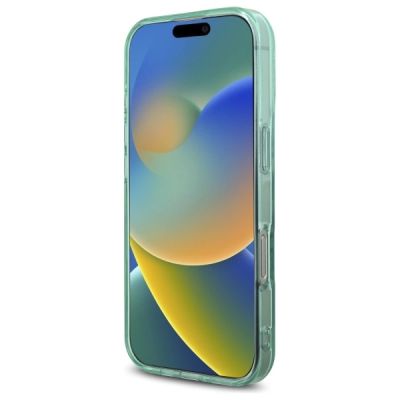 5. Guess IML Rhinestones MagSafe iPhone 16 Pro Max Case - Green