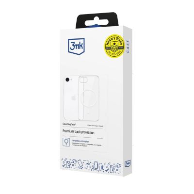 8. 3mk Clear MagCase for Apple iPhone 16E - transparent