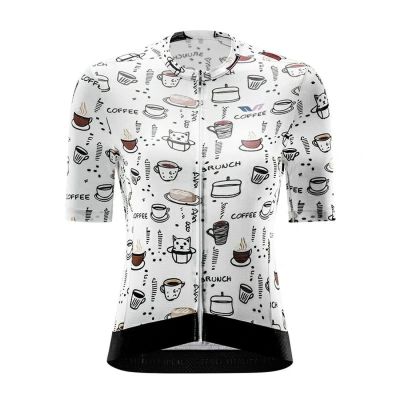 2. Rockbros 15110005004 Women's Short Sleeve Cycling Jersey M - White