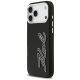 2. Karl Lagerfeld FW Grained Signature Logo Case for iPhone 17 Pro Max - Black