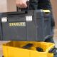11. Stanley Essential Hard Tool Case Plastic Gray, Yellow