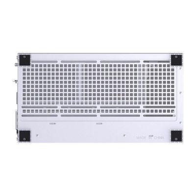 24. Jonsbo D32 STD PC Case, White, Mini Case, mATX, Tempered Glass – White