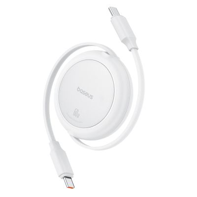 Baseus Free2Pull 60W USB-C Retractable Cable - USB-C 1m - White