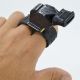 5. FOX 40 CLASSIC CMG WHISTLE BLACK FINGERGRIP