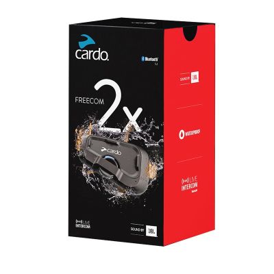 3. CARDO FREECOM 2X DUO - Motorcycle intercom for 2 helmets