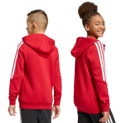 10. adidas Tiro 26 League Sweat Full Zip Hoodie for Kids Red KF9101