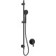 Concealed shower set with rail