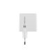 4. NATEC CHARGER RIBERA GAN 1X USB-A + 1X USB-C 65W WHITE NUC-2144