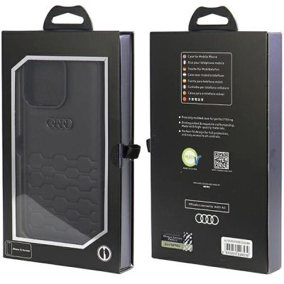4. Audi GT Synthetic Leather case for iPhone 15 Pro Max - black