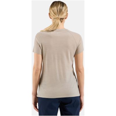 3. Women’s short-sleeve T-shirt ODLO Ascent PW 130 Run. Bike. Hike. T-Shirt Crew Neck s/s, grey