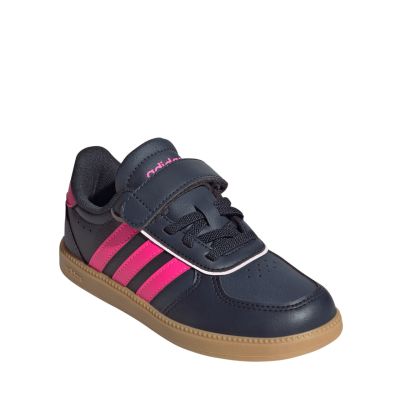 2. adidas Breaknet Sleek navy blue and pink kids' shoes JQ3060