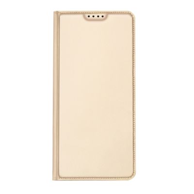 10. Dux Ducis Skin Pro Case for Samsung Galaxy S23+ Flip Card Wallet Stand Gold