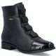 Rieker 77053-00 comfortable black women's leather ankle boots