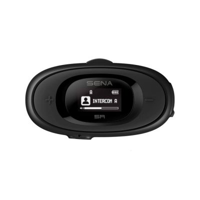 2. Sena 5R-01D 5R Bluetooth 5.1 700m Motorcycle Intercom with LCD Display and Universal Microphone Set for 2 Helmets