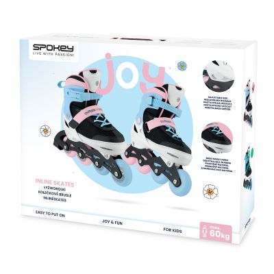 10. Spokey Joy Jr Roller Skates SPK-942278 size 27-30 GN/BL