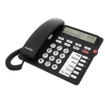 Tiptel 1081000 telephone Analog telephone Caller Name and ID Black