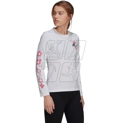 8. T-shirt adidas Floral Long Sleeve W H14699