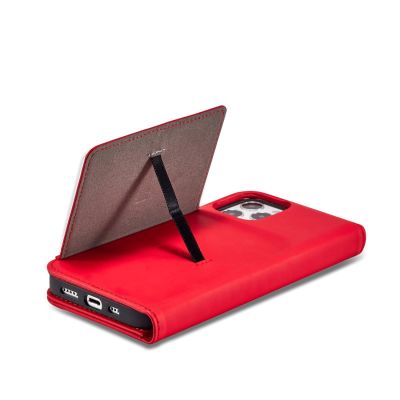 11. Magnet Card Case for iPhone 12 Pro Max Pouch Card Wallet Card Holder Red