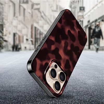 8. Tech-Protect Lamano MagSafe Case for iPhone 16 Pro Max - Black and Red