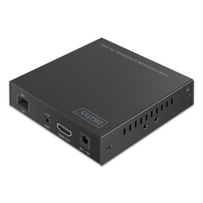 5. Additional receiver for DS-55348, HDMI 4K/60Hz fiber optic extender with KVM USB 1.1 over IP 1G or up to 40km/300m/IP 1G
