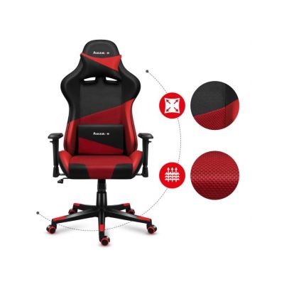 15. Huzaro Force 6.2 Red Mesh Gaming Chair
